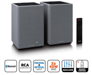 Lenco Bluetooth Stereo Högtalare - SPB-240BKGY hos Kungstv.se