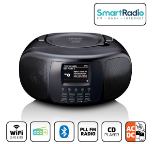 Lenco SCD-6000BK Bärbar WiFi-CD-Radio hos Kungstv.se